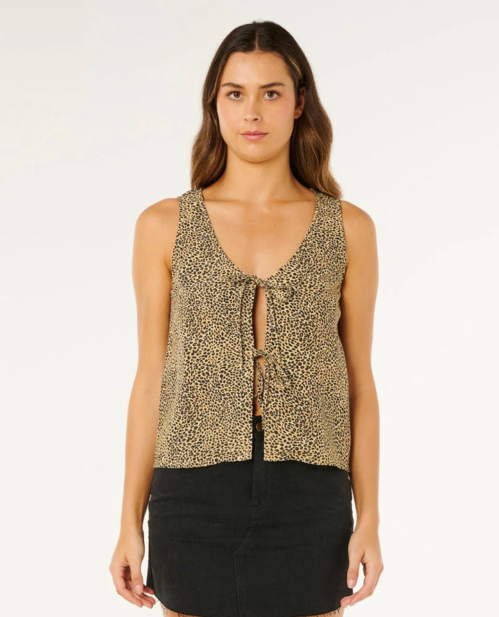 Rip Curl Animal Instincts Tie Front Top