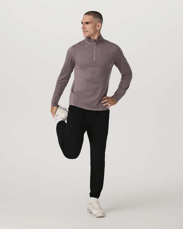 Vuori Ponto 1/2 Zip Mock Neck L/S