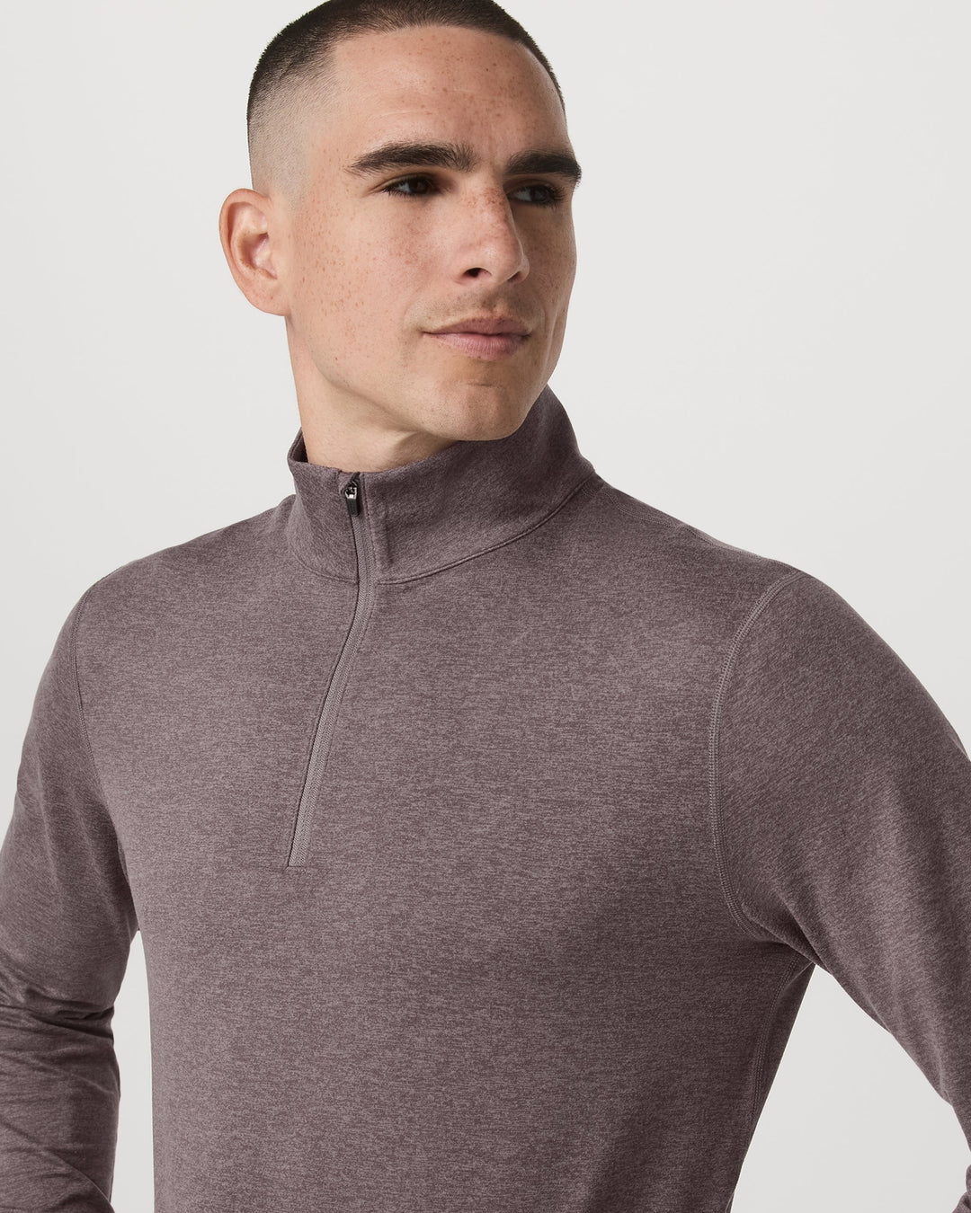 Vuori Ponto 1/2 Zip Mock Neck L/S