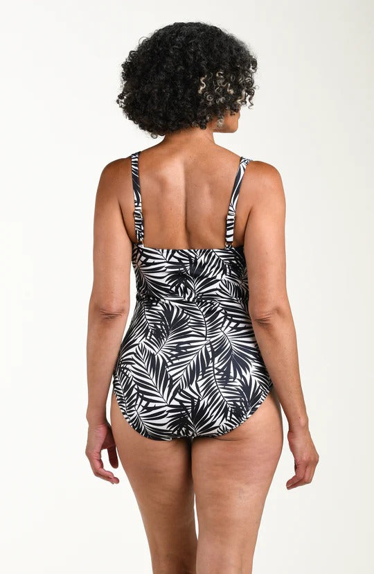 Maxine Palm Retreat Spa Twist One Piece