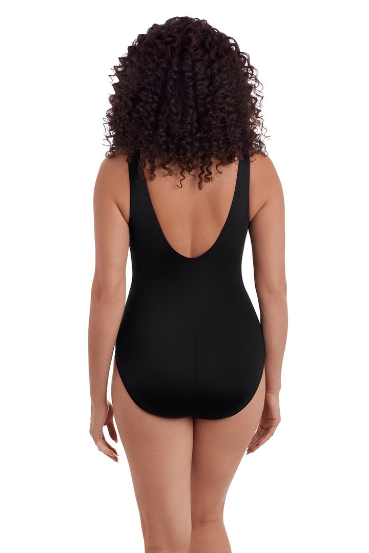 Longitude Vineyard Vacay Ruffle Sash Surplice 1pc