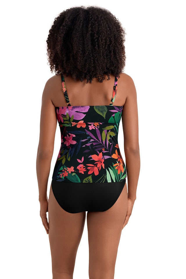 Penbrooke ShapeSolver Pretty Garden V-Wire Shirred Tankini