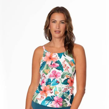 Jantzen Hawaiian Sunrise Lauren Tankini