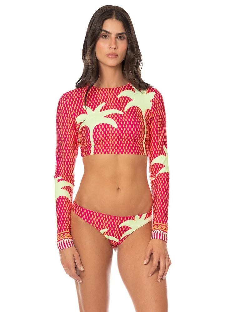 Maaji Funky Palms Pisa L/S Crop Rashie
