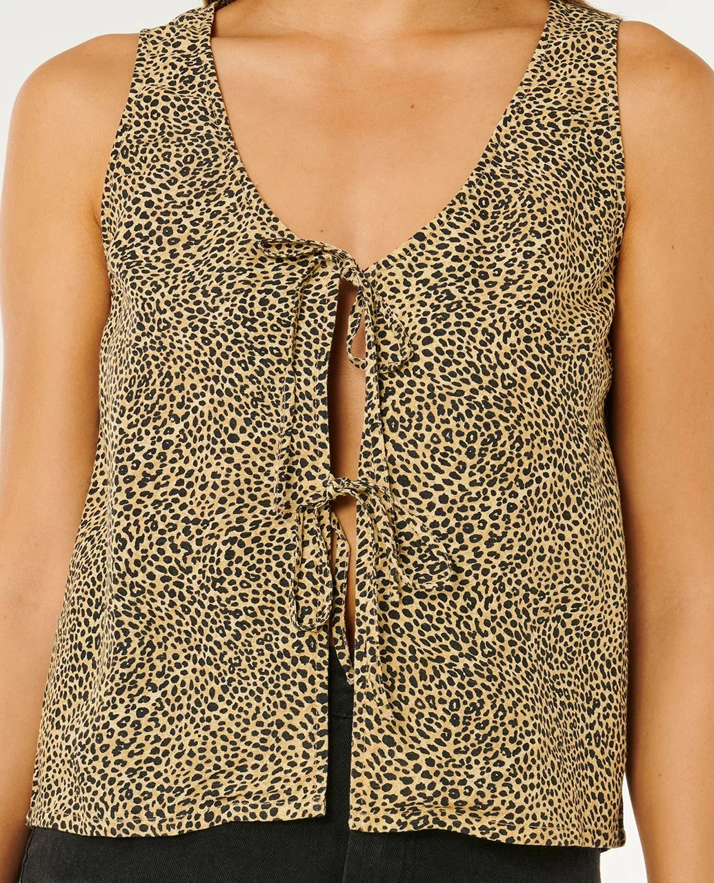 Rip Curl Animal Instincts Tie Front Top