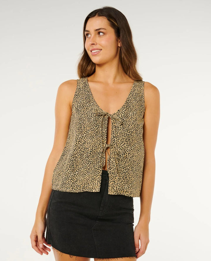 Rip Curl Animal Instincts Tie Front Top