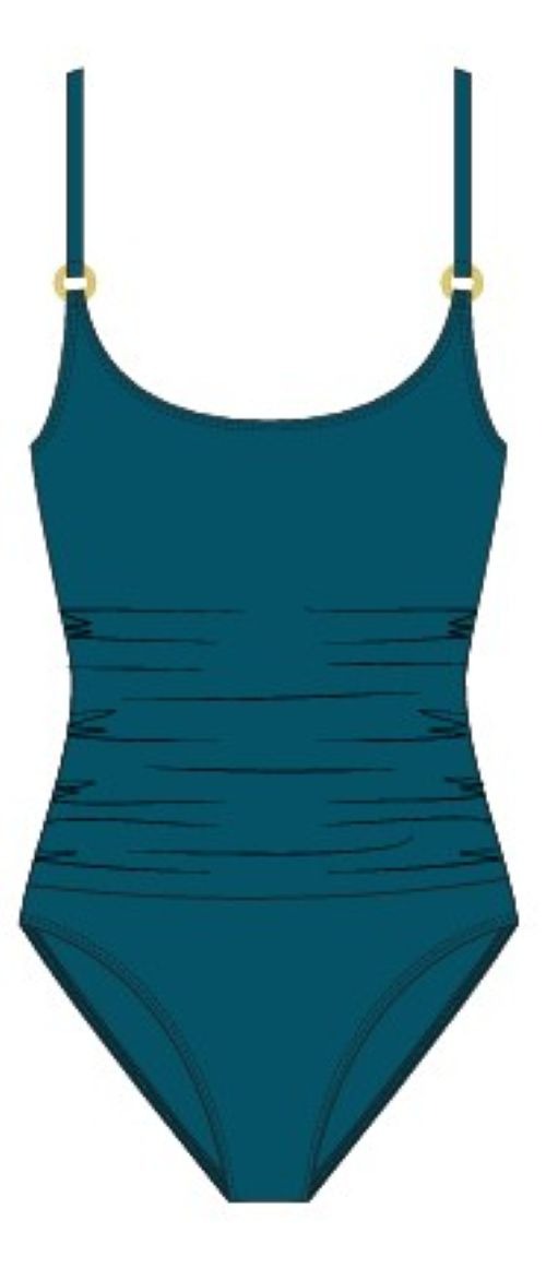 Anne Cole Shirred Lingerie One Piece