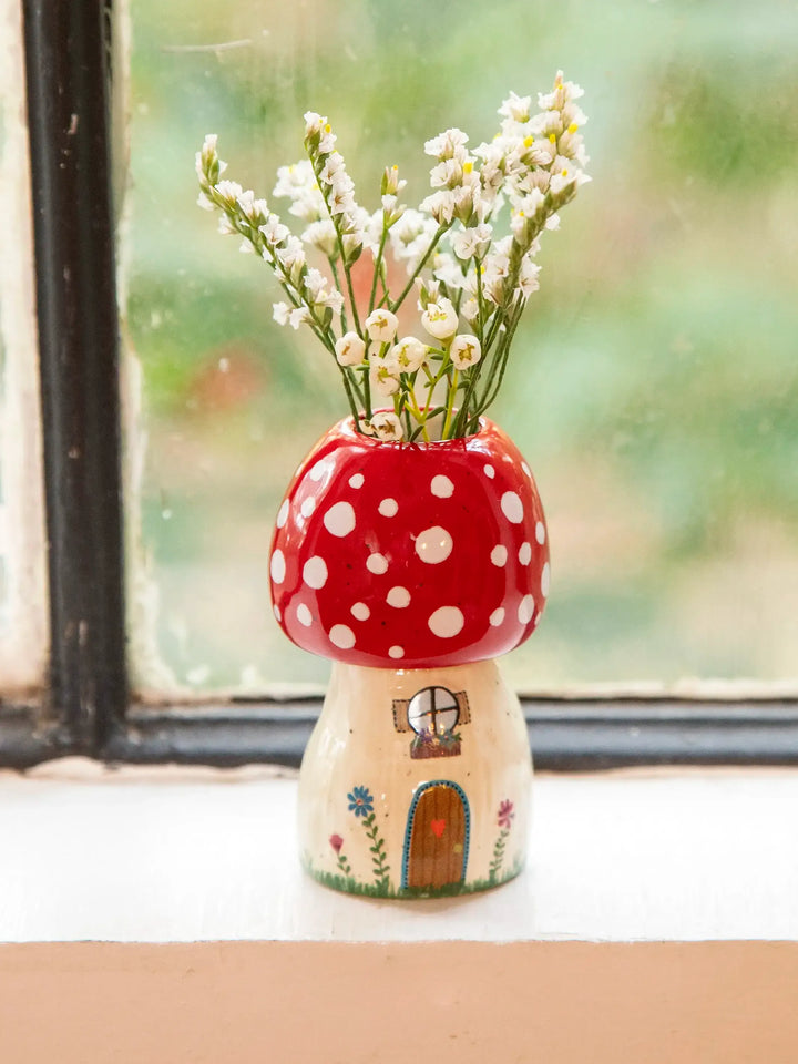 Natural Life Cutest Little Bud Vase - Mushroom