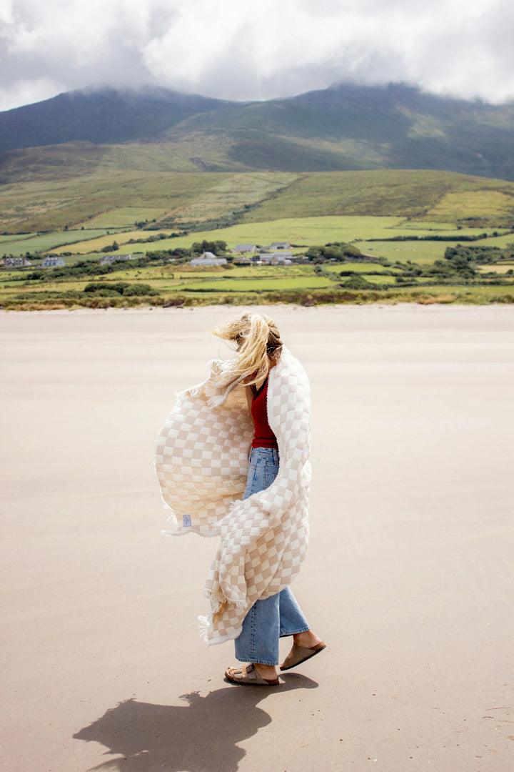 Tofino Towel Check Quilted Throw