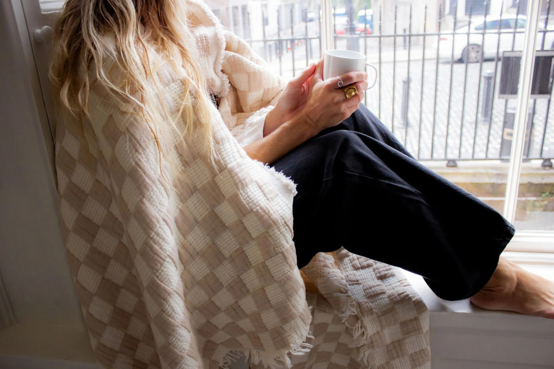 Tofino Towel Check Quilted Throw