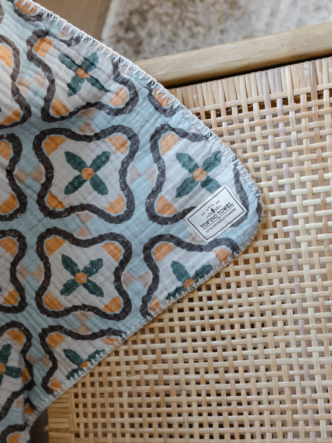 Tofino Towel Mosaic Muslin Throw