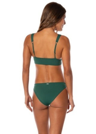 Maaji Brunswick Green Donna Sporty Bralette Bikini Top