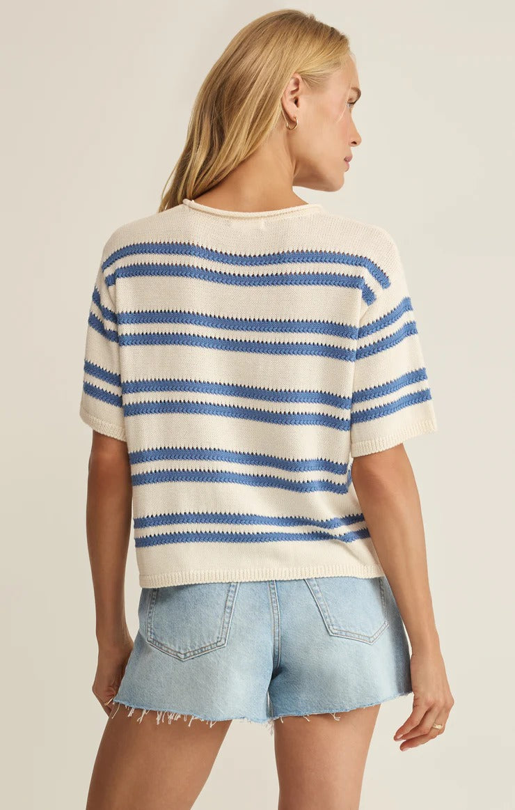 Z Supply Prado Stripe Sweater Tee