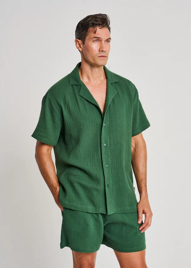 Everyday Sunday Bonded Cotton Beach Shirt