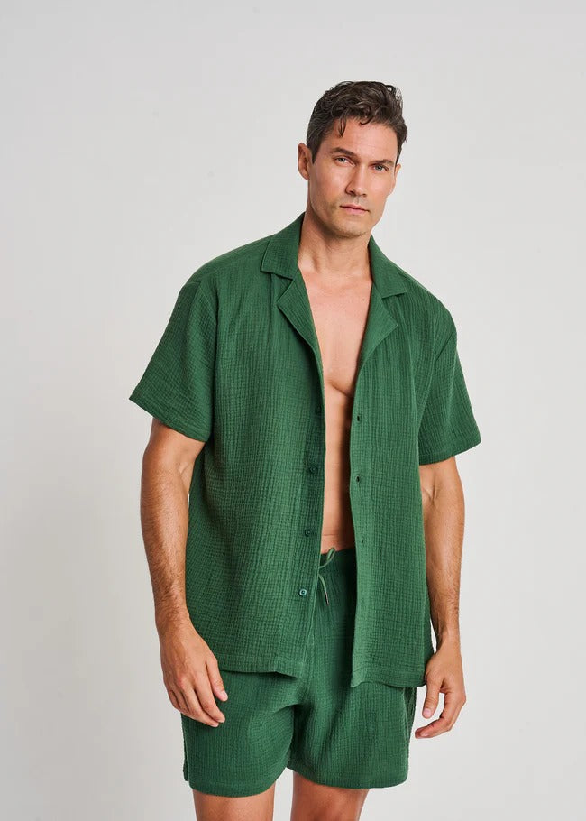 Everyday Sunday Bonded Cotton Beach Shirt