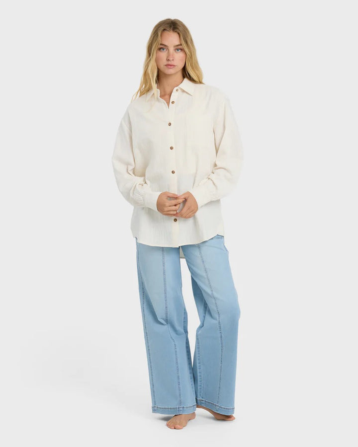 Billabong Wanderer Solid Long Sleeve Woven