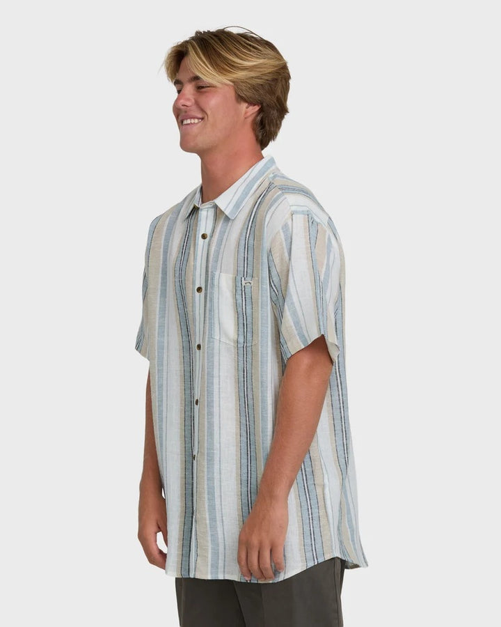 Billabong All Day Stripe Short Sleeve