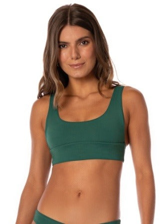 Maaji Brunswick Green Donna Sporty Bralette Bikini Top