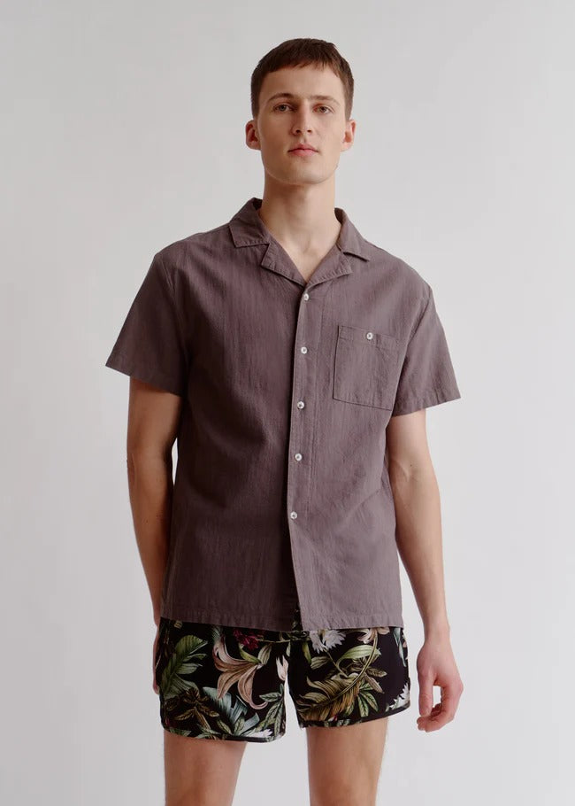 Everyday Sunday  Linen-Blend Beach Shirt