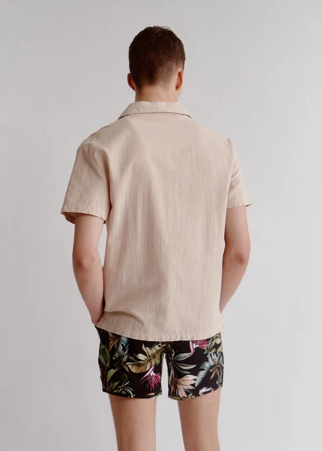 Everyday Sunday  Linen-Blend Beach Shirt