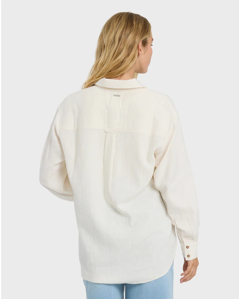 Billabong Wanderer Solid Long Sleeve Woven