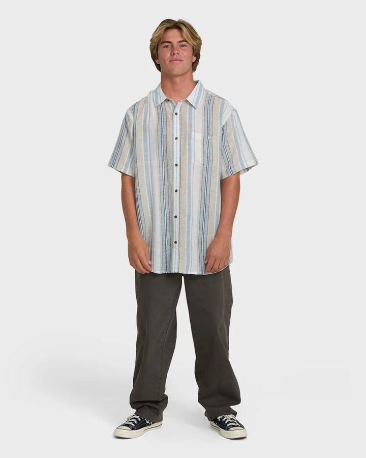 Billabong All Day Stripe Short Sleeve