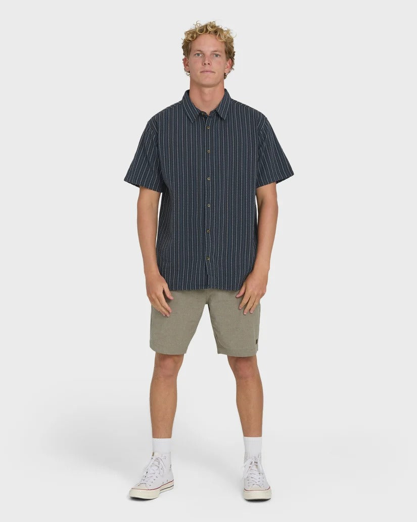 Billabong Garage Sandon Jacquard Short Sleeve