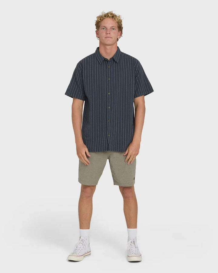 Billabong Garage Sandon Jacquard Short Sleeve