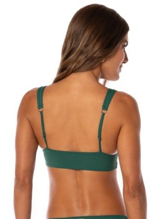 Maaji Brunswick Green Donna Sporty Bralette Bikini Top