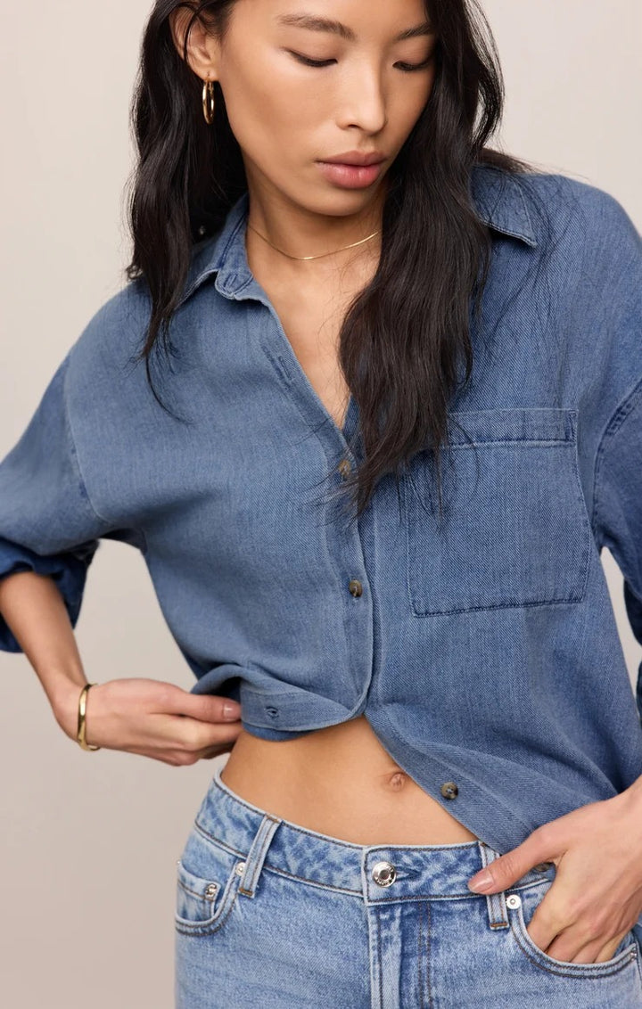 Z Supply The Perfect Twill Button Up