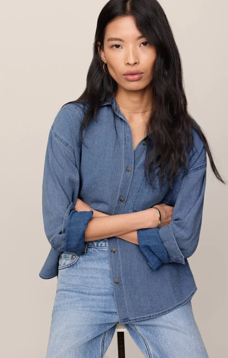 Z Supply The Perfect Twill Button Up