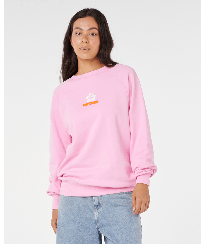 Rip Curl Luxe Surf Raglan Relaxed Crew