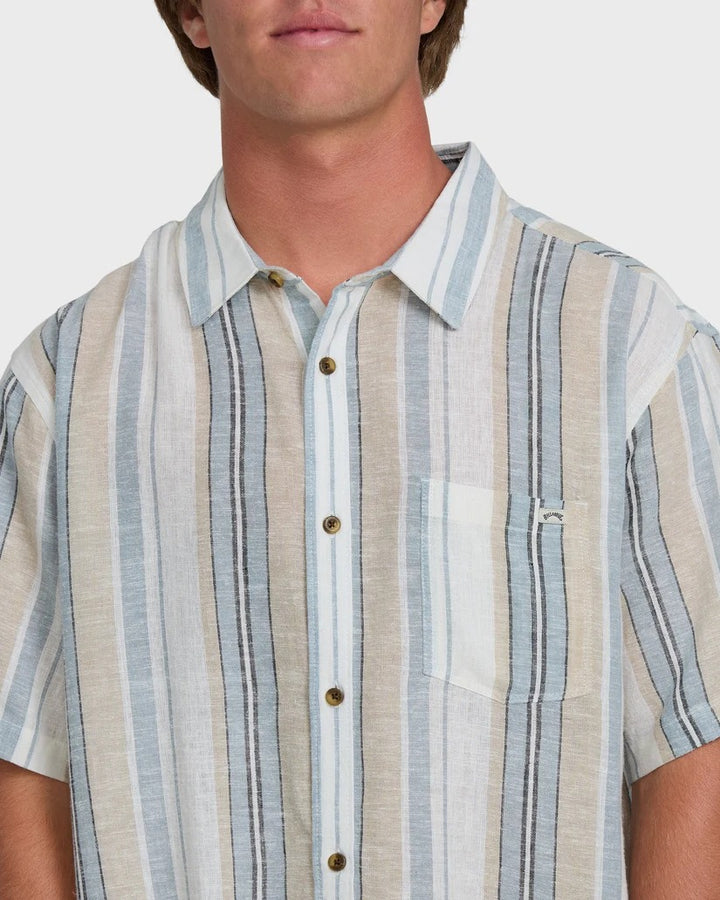 Billabong All Day Stripe Short Sleeve