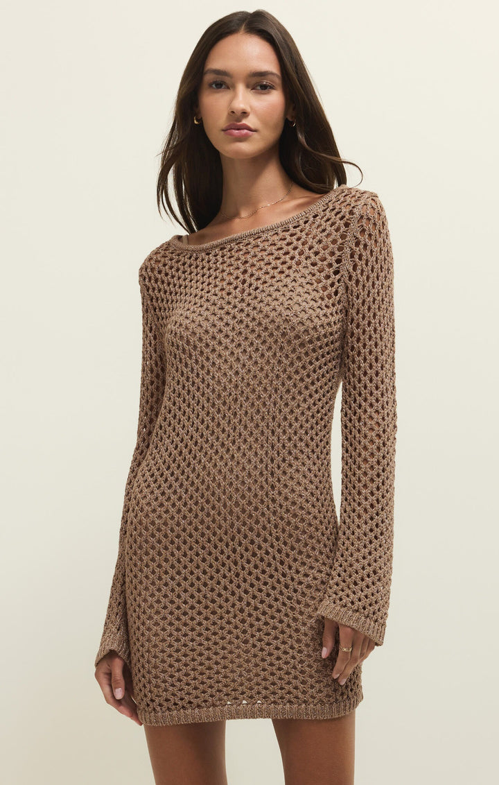 Z Supply Calabria Shimmer Crochet Dress