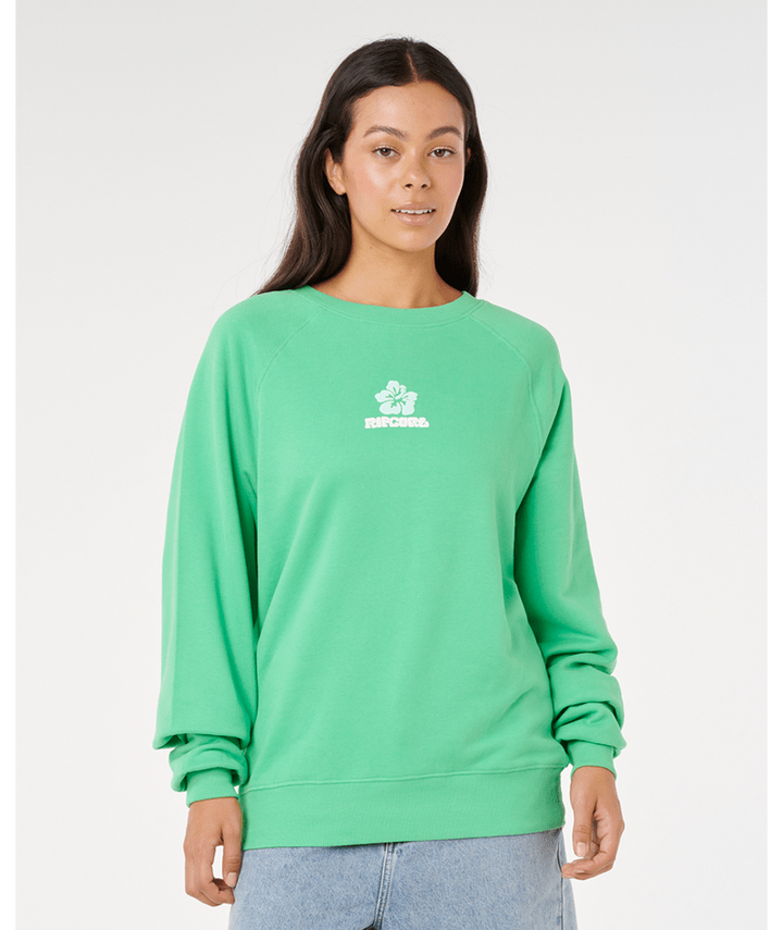 Rip Curl Luxe Surf Raglan Relaxed Crew