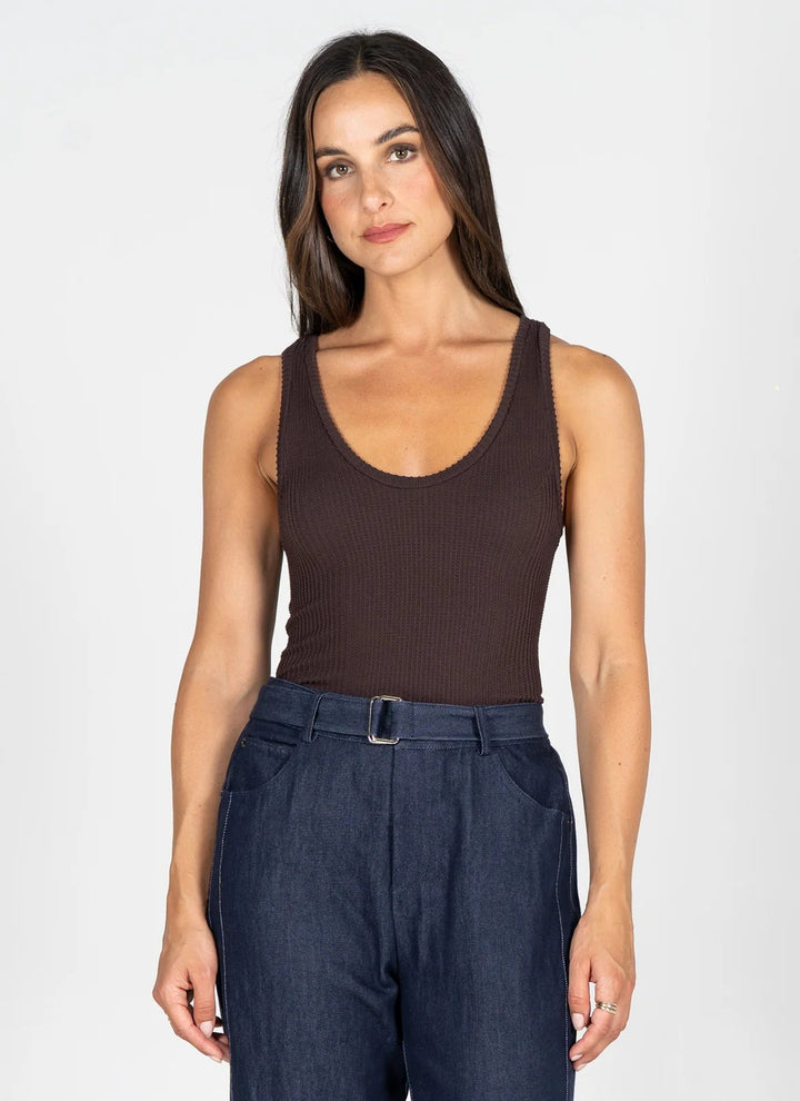 C'est Moi Seamless Textured Tank