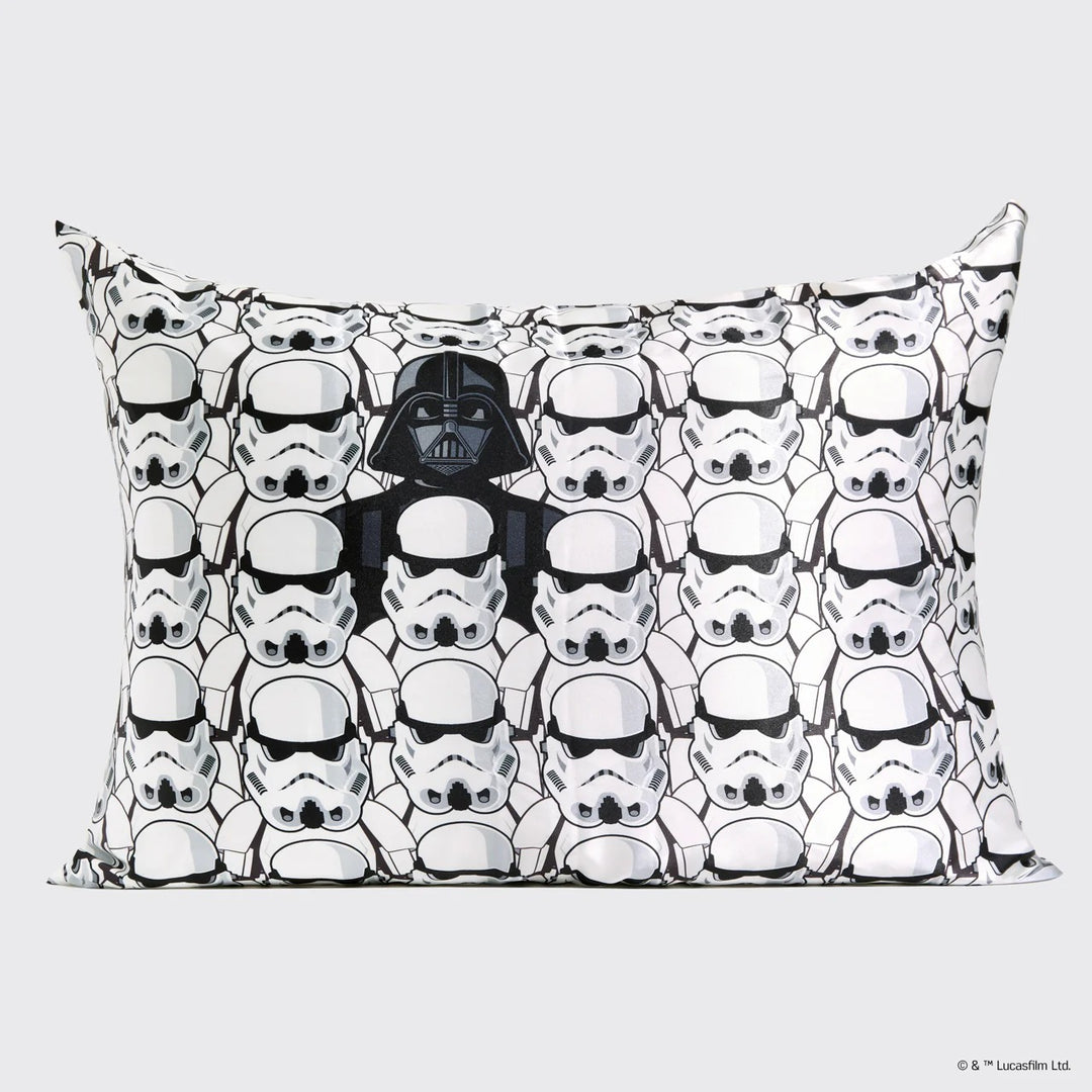 Kitsch Star Wars Satin Pillow Case - Darth Vader & Stormtroopers
