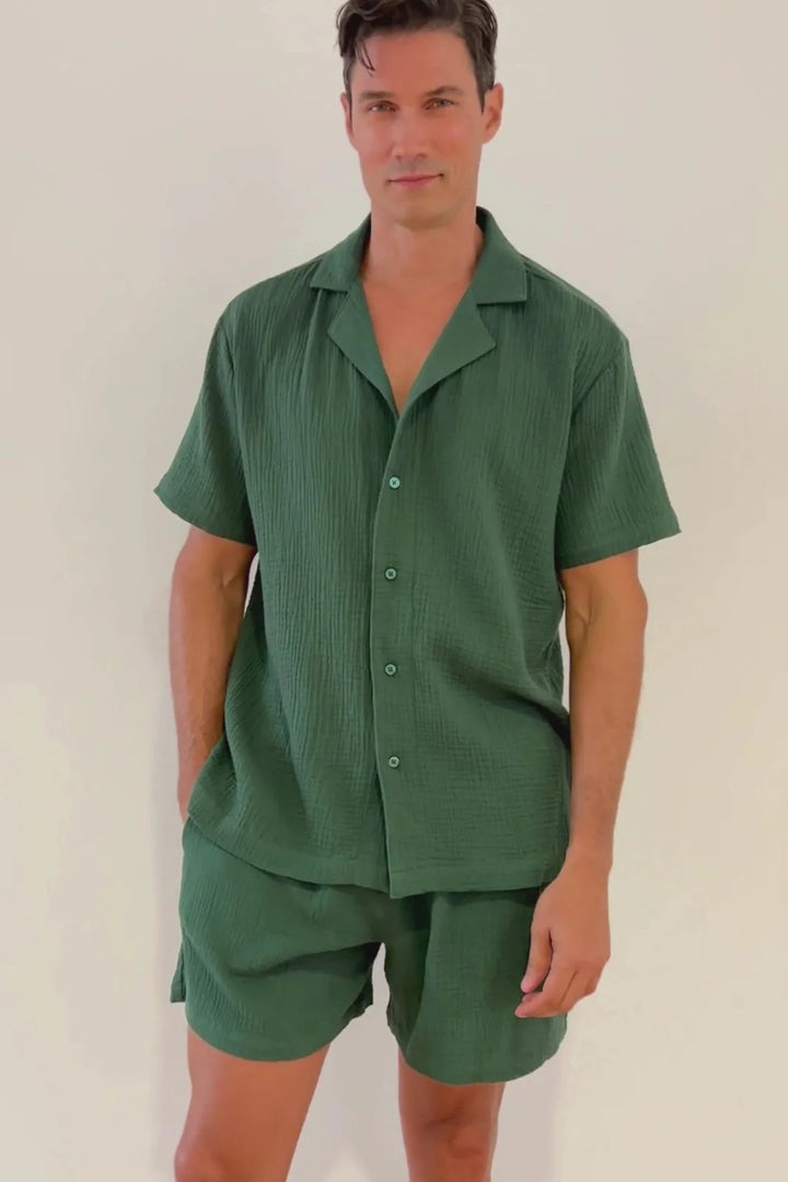 Everyday Sunday Bonded Cotton Beach Shirt