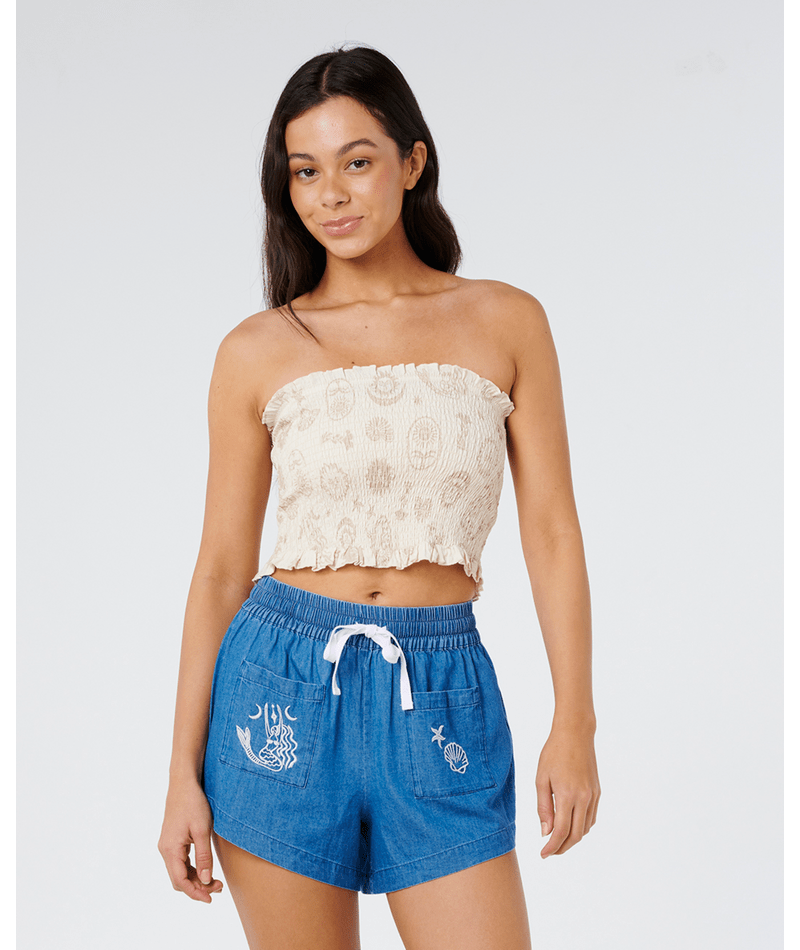 Rip Curl Catalina Island Shirred Top