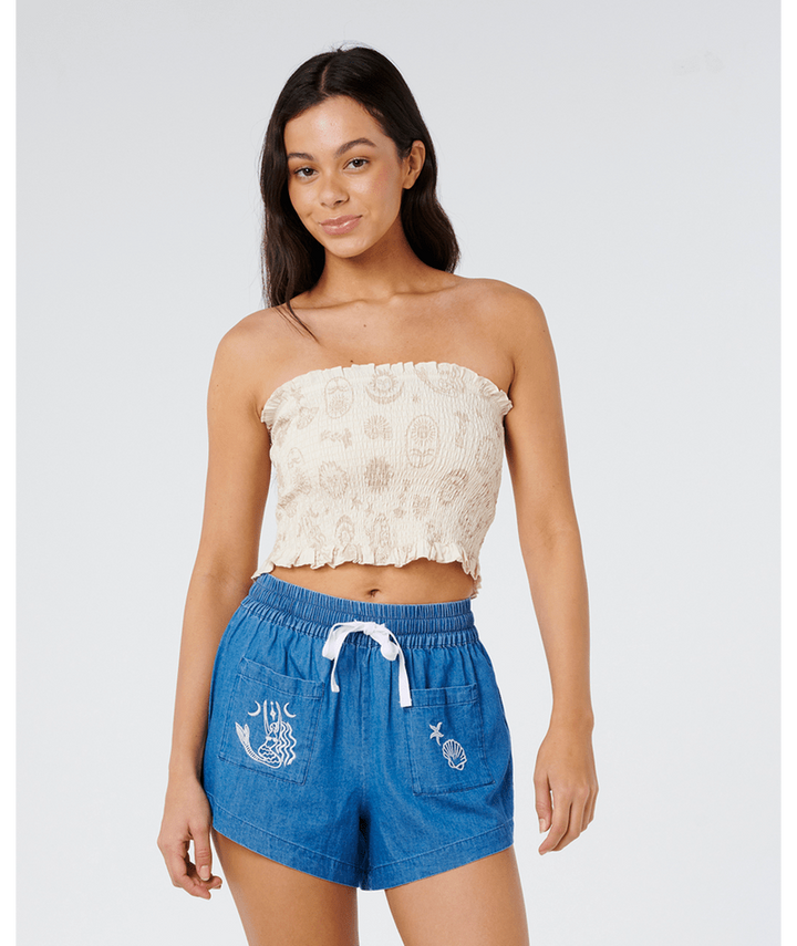 Rip Curl Catalina Island Shirred Top