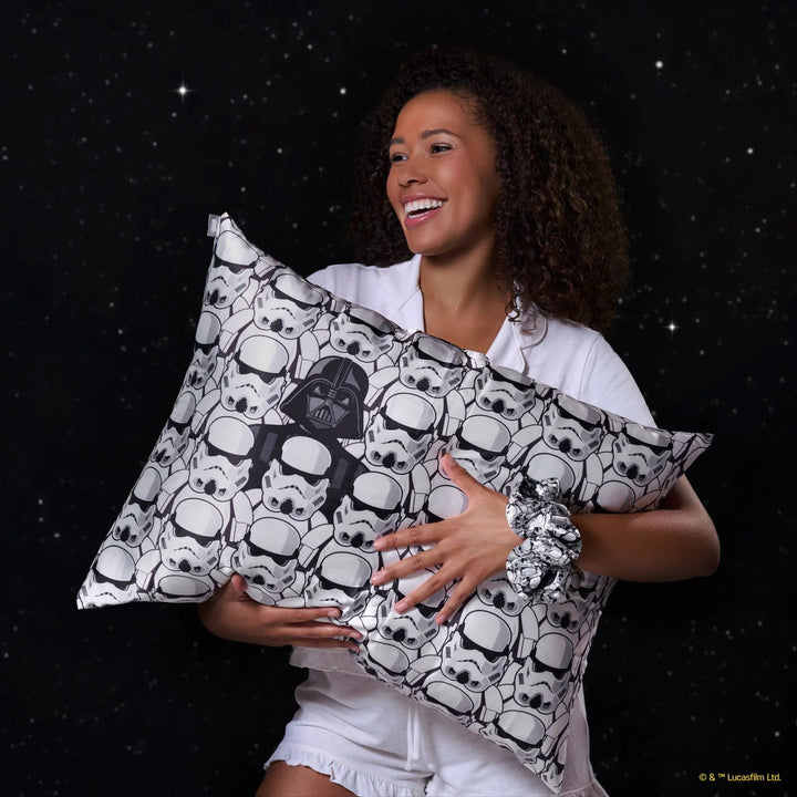 Kitsch Star Wars Satin Pillow Case - Darth Vader & Stormtroopers