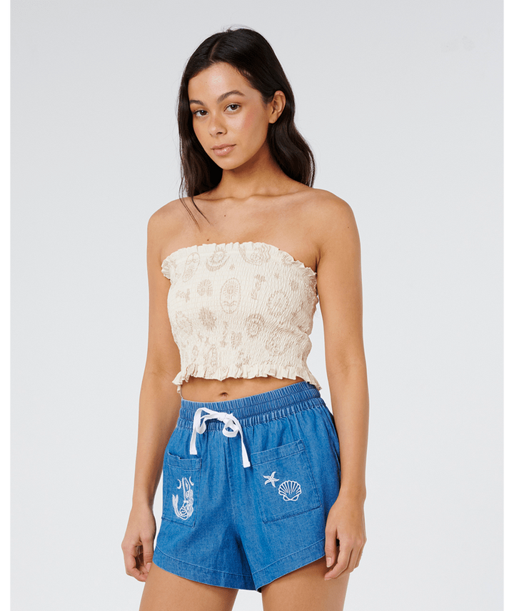 Rip Curl Catalina Island Shirred Top