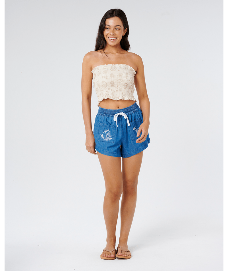 Rip Curl Catalina Island Shirred Top