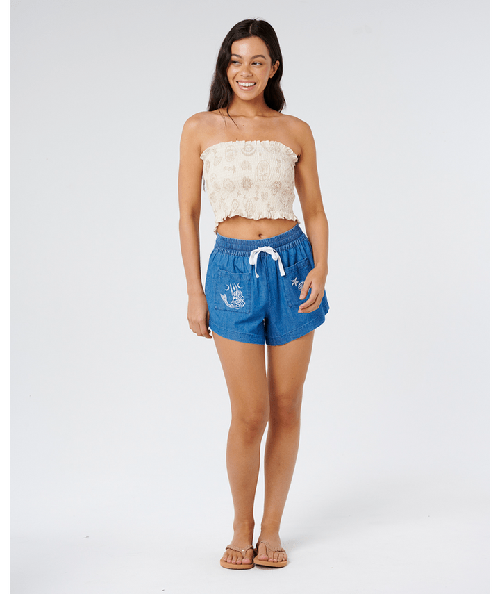 Rip Curl Catalina Island Shirred Top