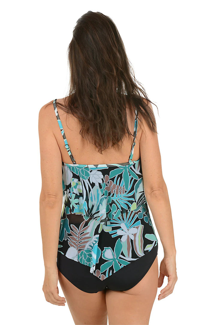 Beach House Printed Portia Mesh Tankini