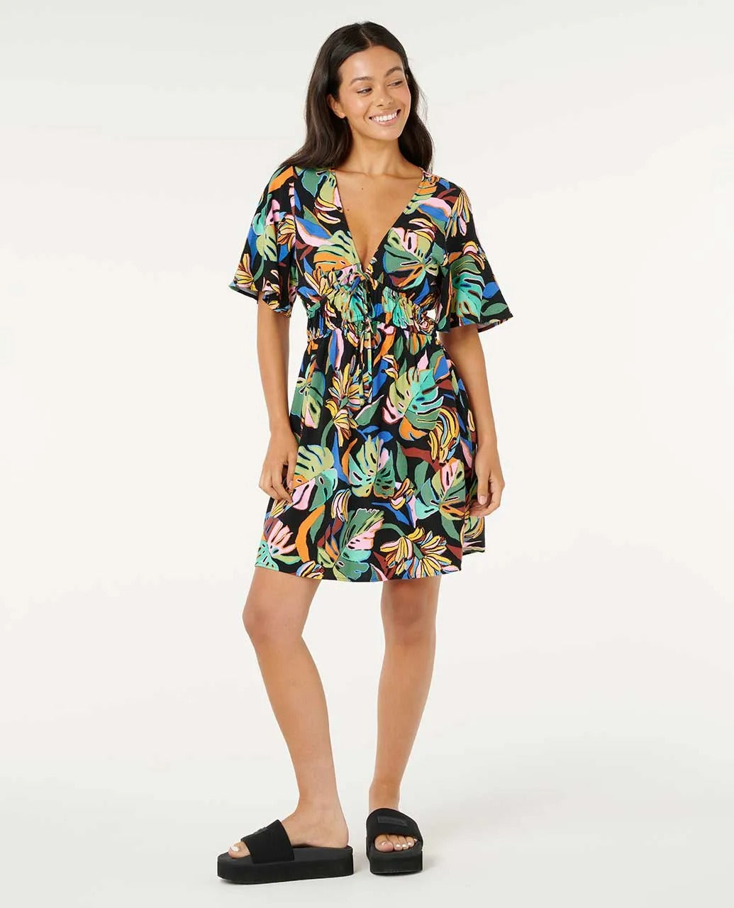 Rip Curl Sunset Luau S/S Mini Dress