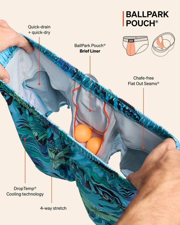 Saxx Oh Buoy 2N1 7" Volley with Brief Liner