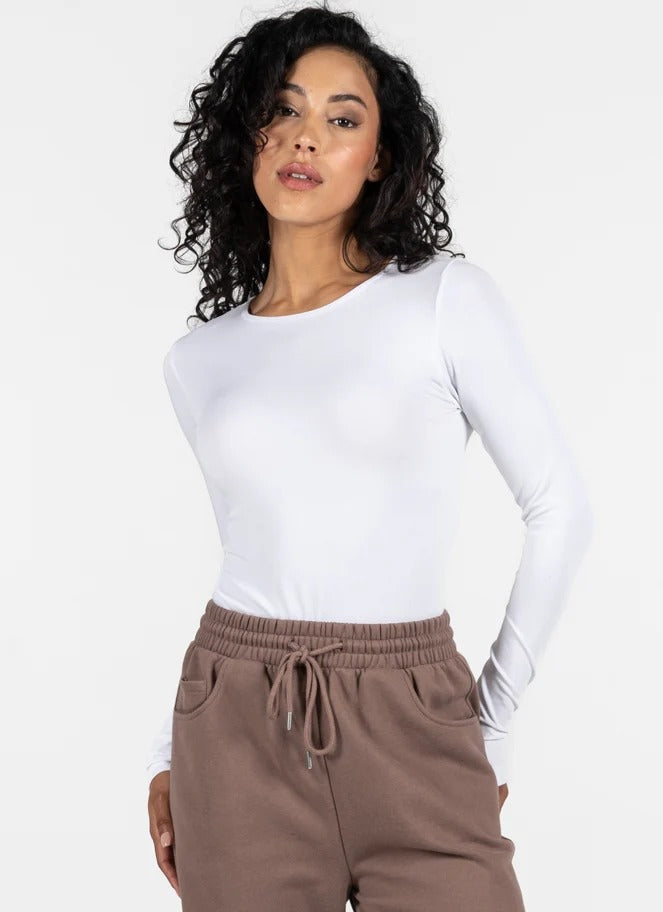 C'est Moi Bamboo L/S Crew Neck Top