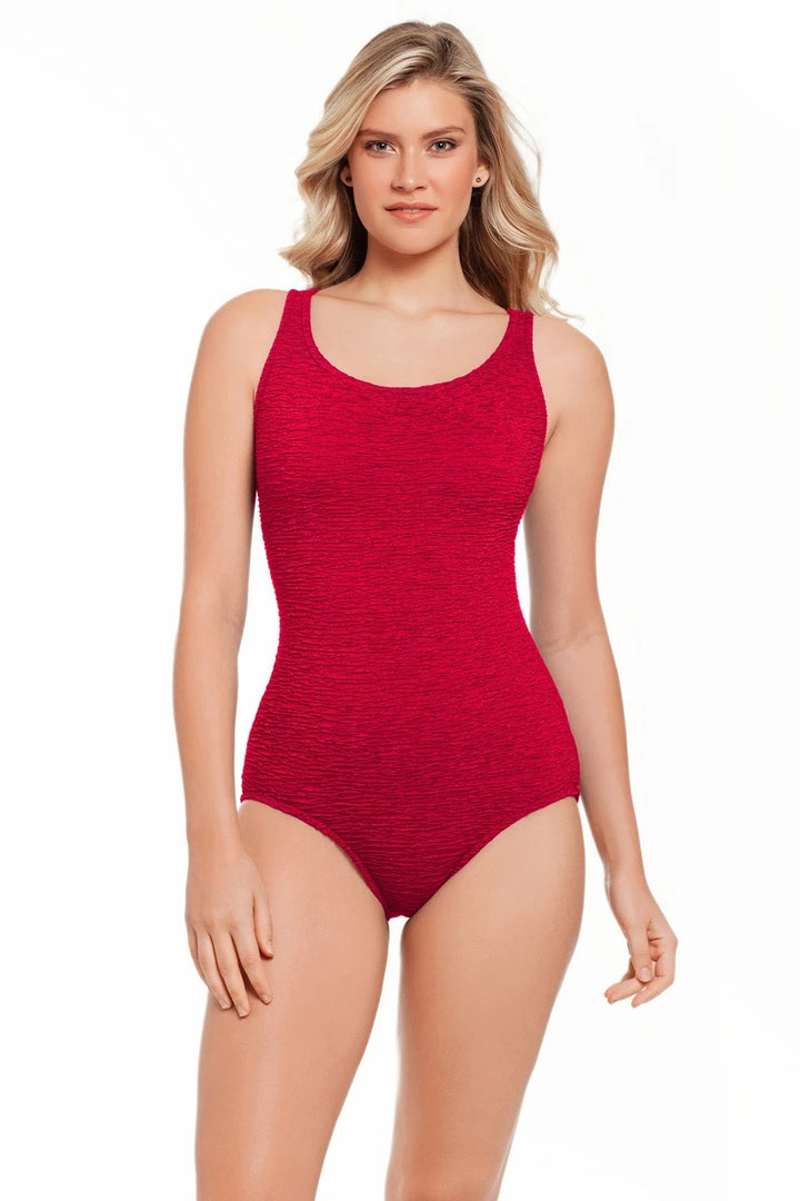 Penbrooke Krinkle X Back One Piece