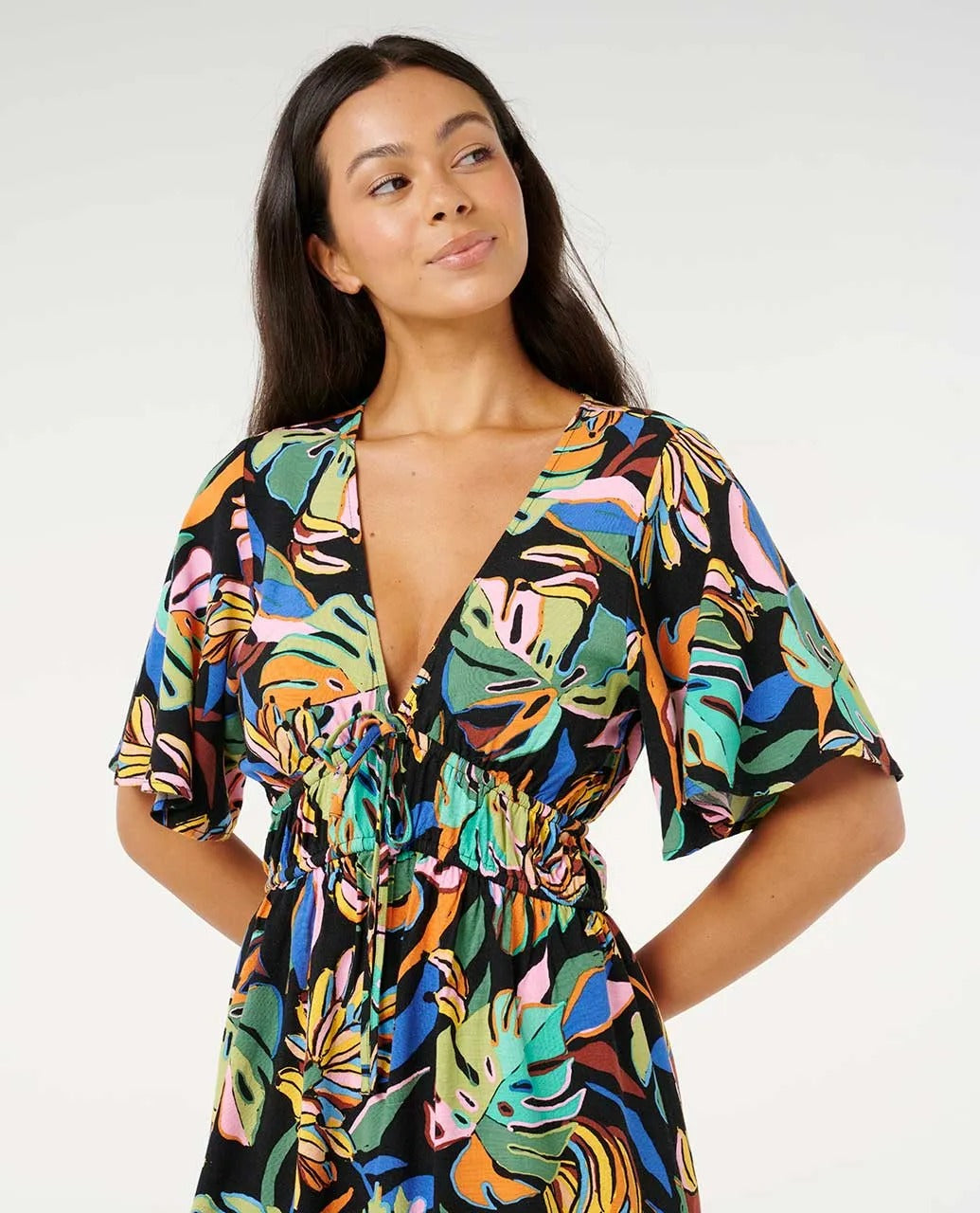 Rip Curl Sunset Luau S/S Mini Dress